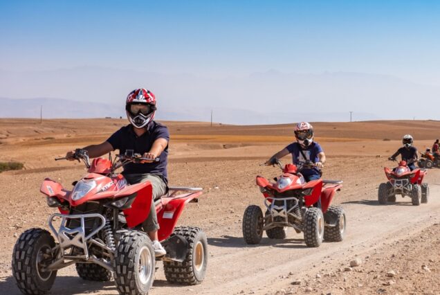 Balade en quad dans le désert d'Agafay